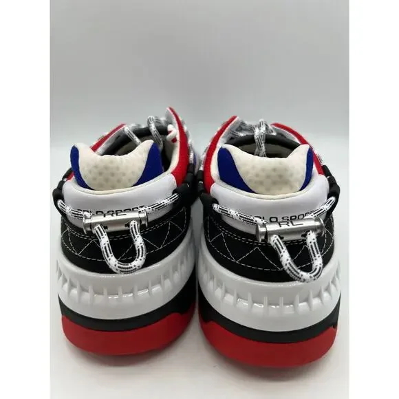Polo Ralph Lauren PS200 SK HTL Men's Red Blue White Shoes Size 14 NEW Athletic Shoes